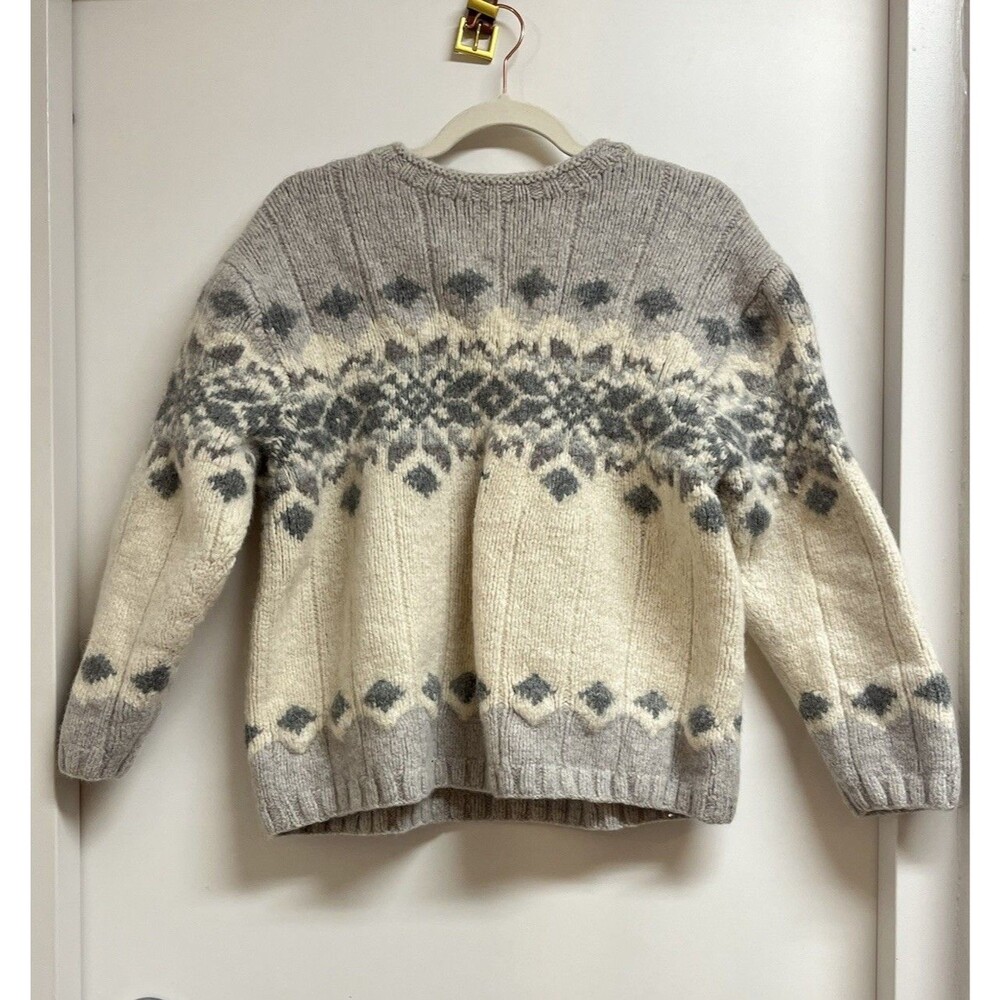 100% Wool Vintage Lands' End Women Sweater Size XL